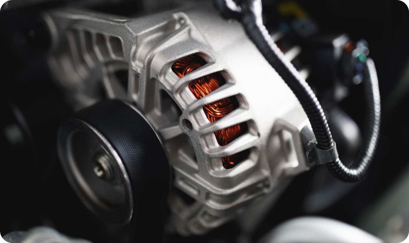 Construction Vehicle Alternator
